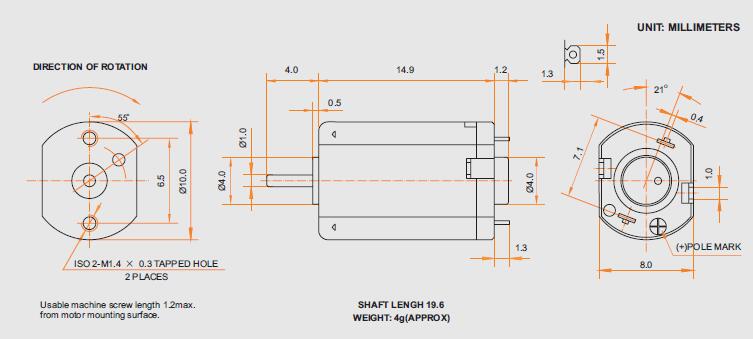 Metal Brush Motor CYFF-M20-08130