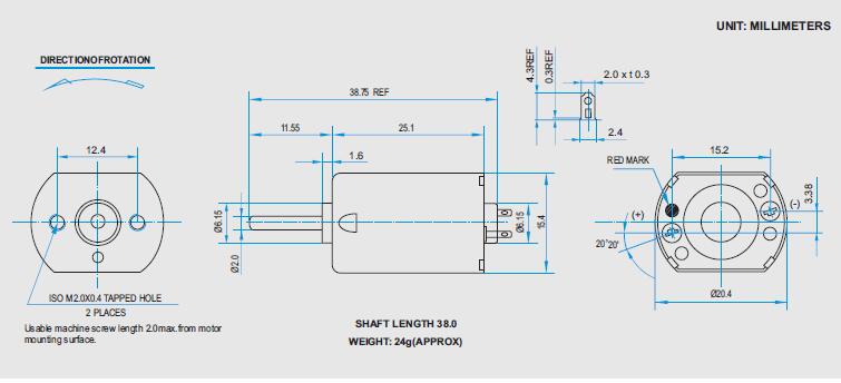 Carbon Brush Motor CYFS-130SM-09450