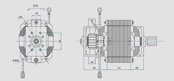 Series motor SS-6330 Series motor SS-6330